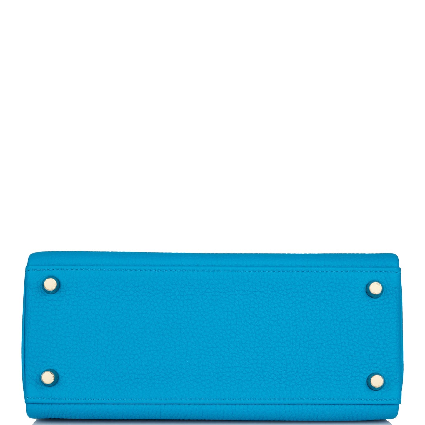 Hermes Kelly 25 Retourne Bleu Zanzibar Togo Gold Hardware