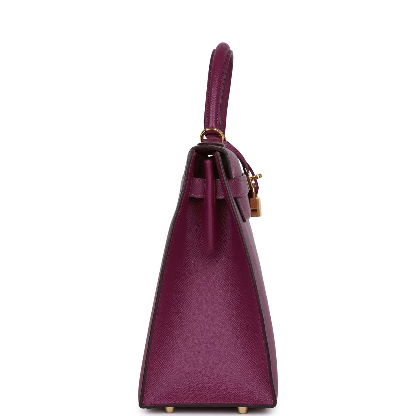 Hermes Kelly 32 Sellier Anemone Epsom Gold Hardware