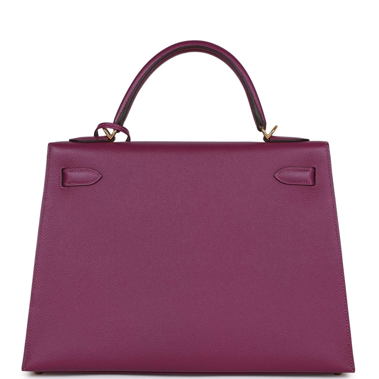 Hermes Kelly 32 Sellier Anemone Epsom Gold Hardware