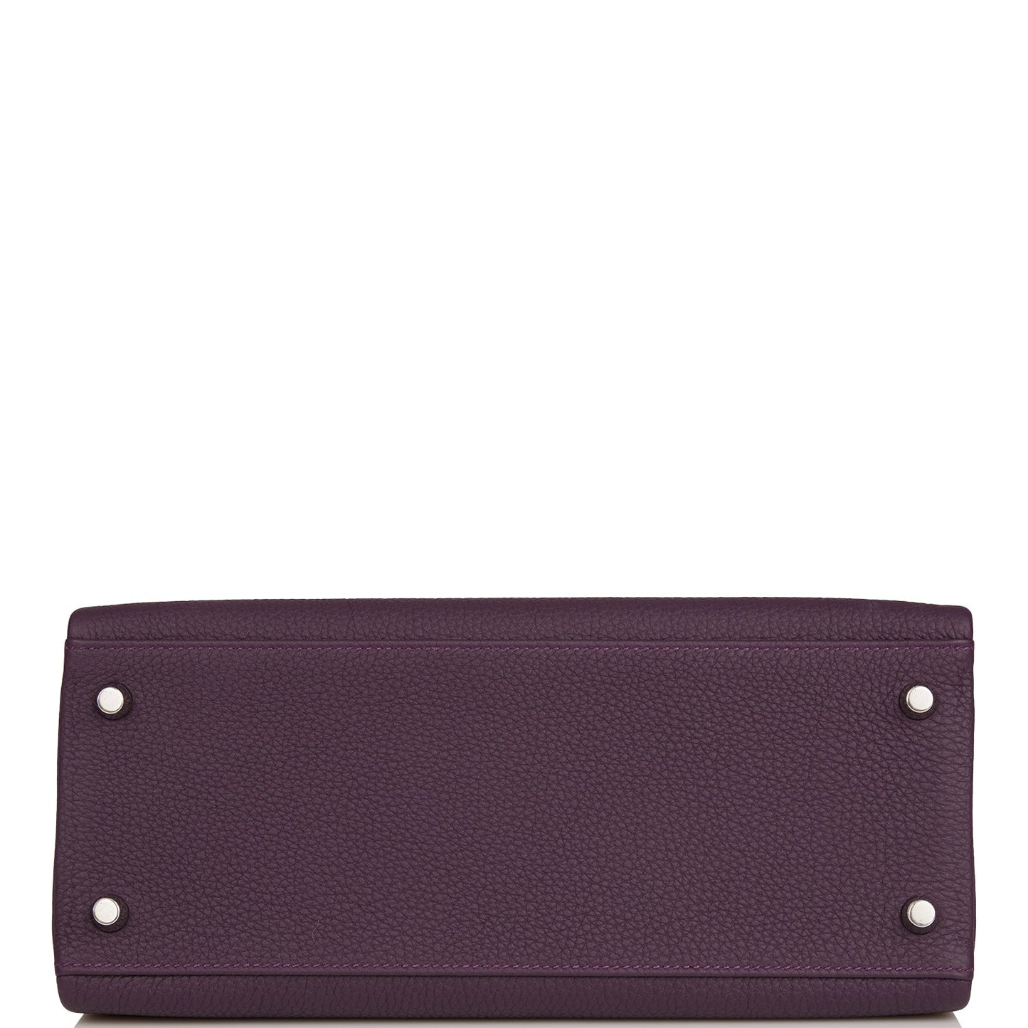 Hermes Kelly 28 Retourne Raisin Togo and Prunoir Alligator Touch Palladium Hardware