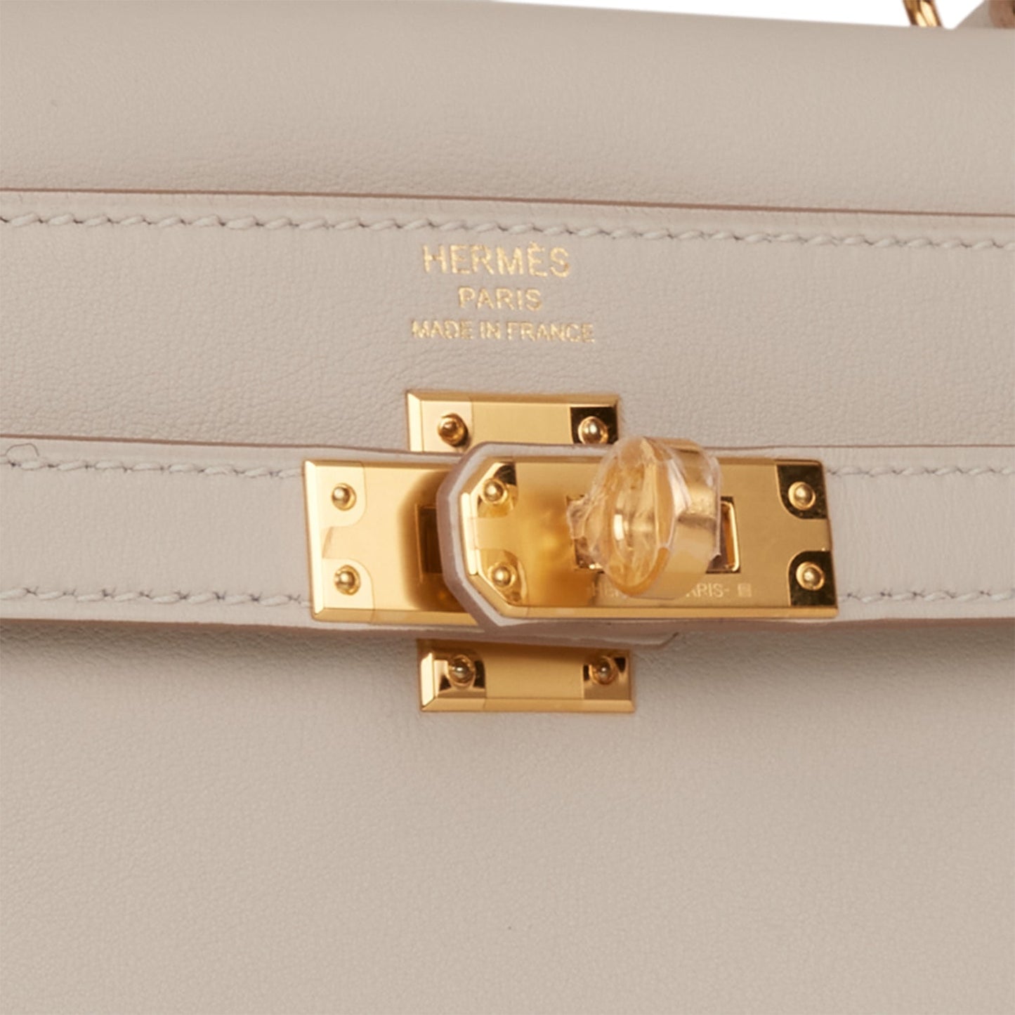 Hermes Kelly 25 Retourne Gris Perle Swift Gold Hardware