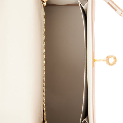 Hermes Kelly 25 Retourne Gris Perle Swift Gold Hardware