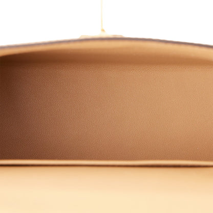 Hermes Kelly 20 Sellier Chai Epsom Gold Hardware