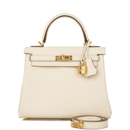 Hermes Kelly 25 Retourne Nata Swift Gold Hardware