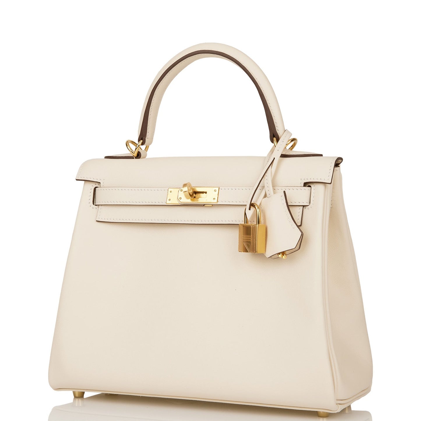 Hermes Kelly 25 Retourne Nata Swift Gold Hardware