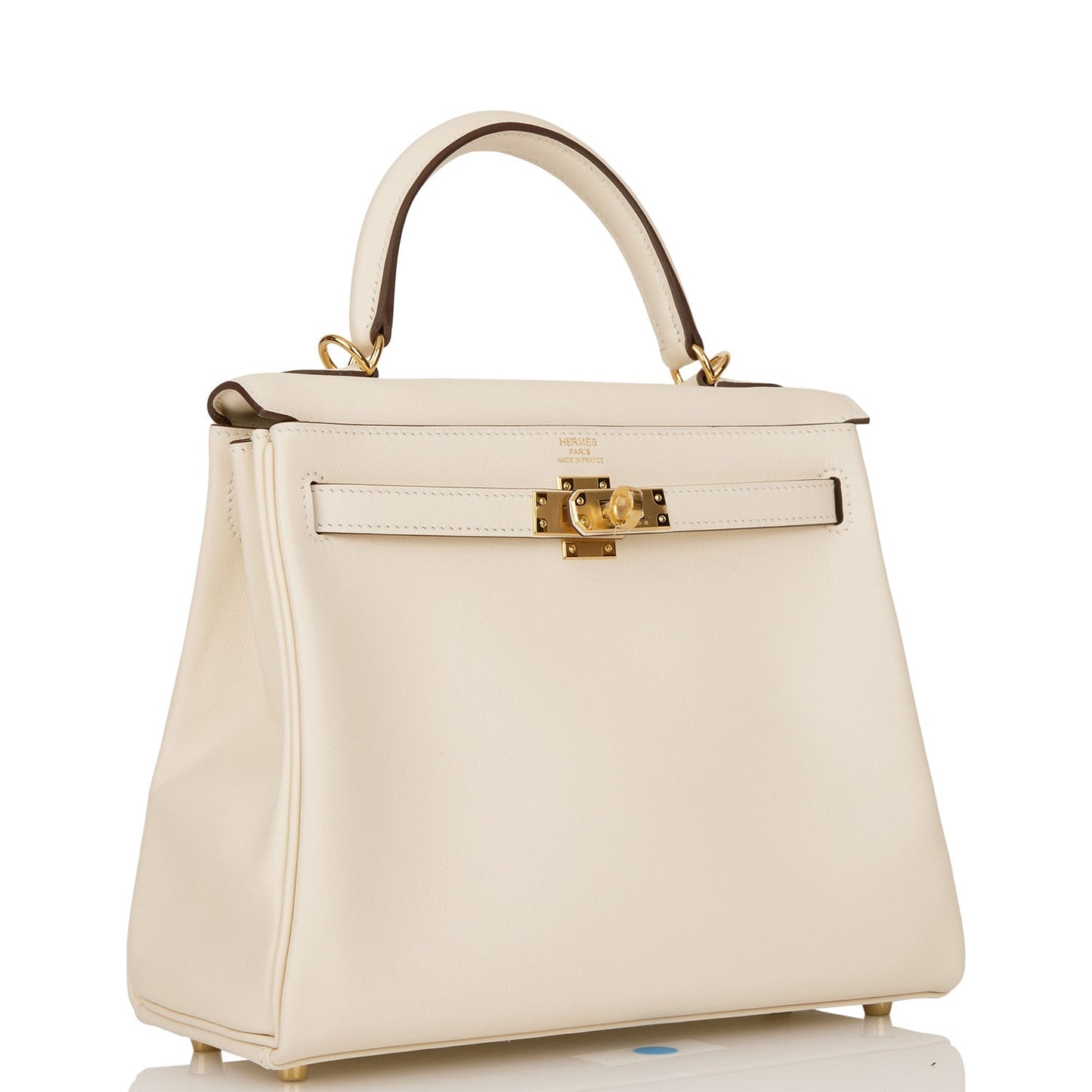Hermes Kelly 25 Retourne Nata Swift Gold Hardware