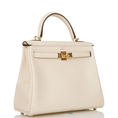Hermes Kelly 25 Retourne Nata Swift Gold Hardware