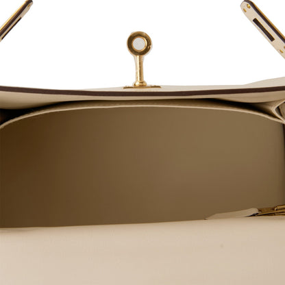 Hermes Kelly 25 Retourne Nata Swift Gold Hardware