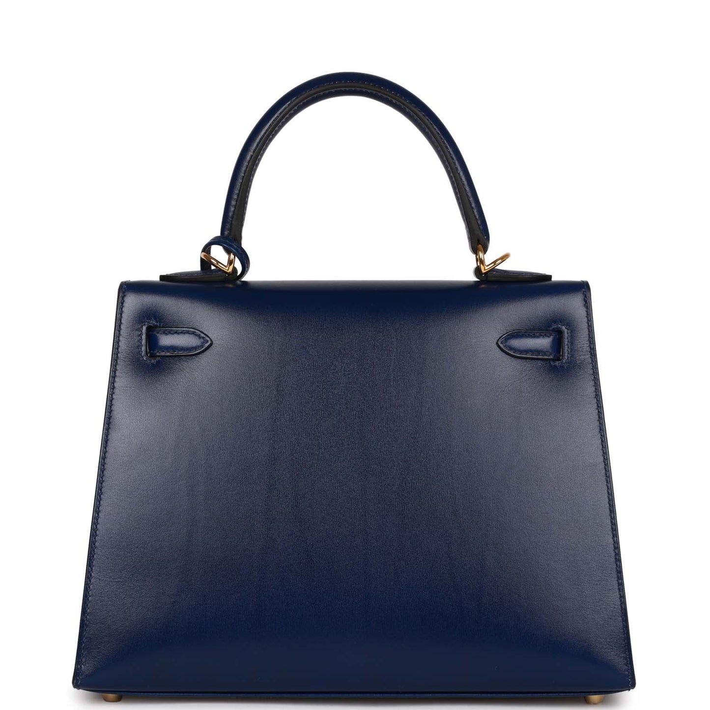 Hermes Kelly 25 Sellier Bleu Saphir Box Gold Hardware