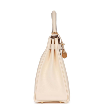 Hermes Kelly 32 Retourne Nata Clemence Gold Hardware