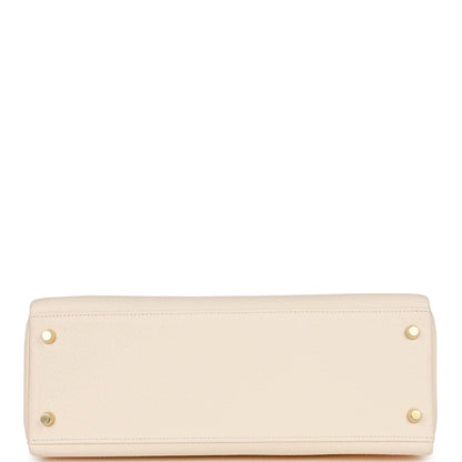 Hermes Kelly 32 Retourne Nata Clemence Gold Hardware
