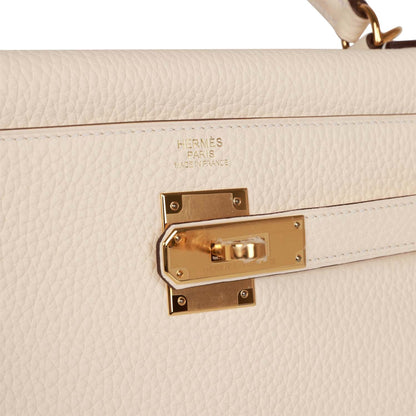 Hermes Kelly 32 Retourne Nata Clemence Gold Hardware