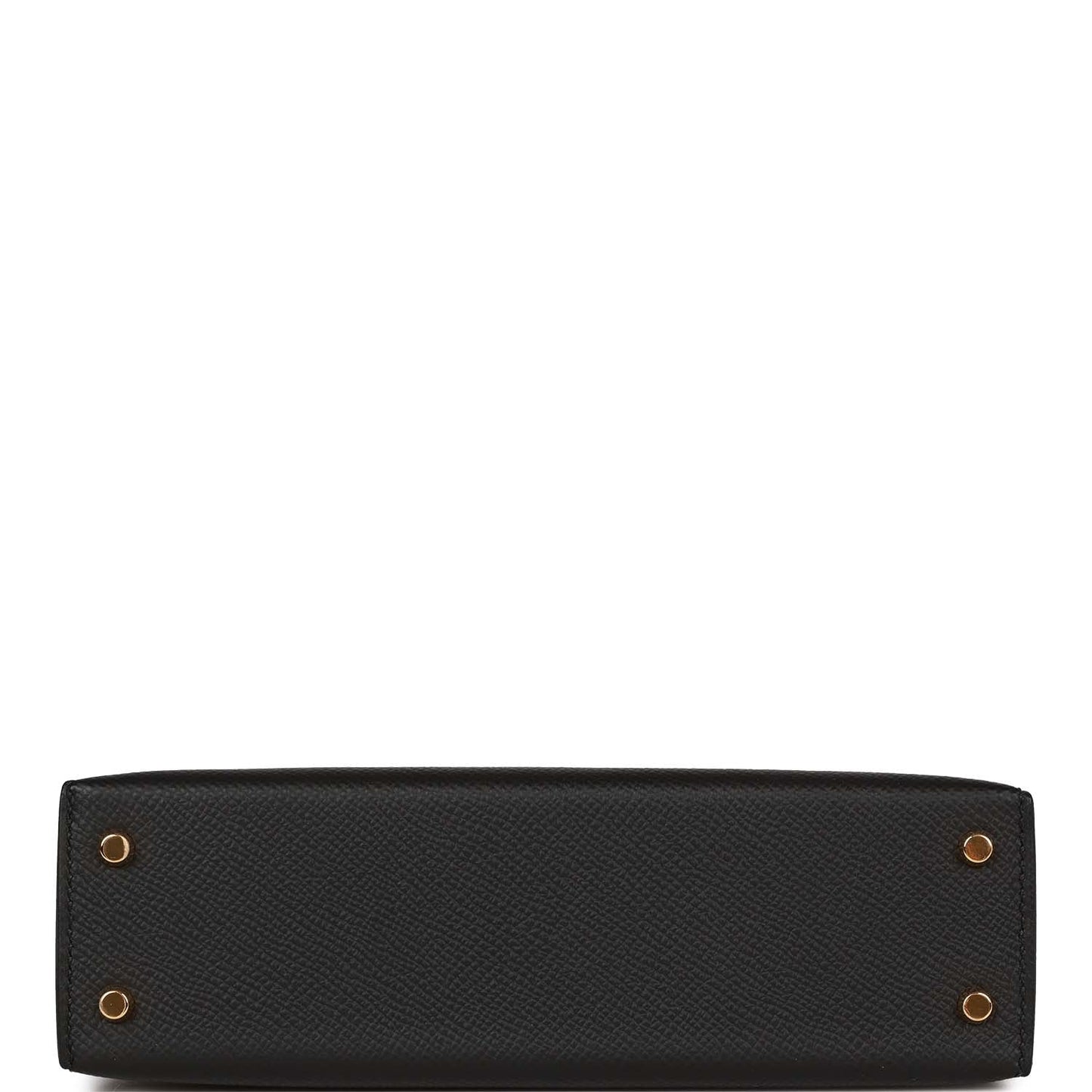 Hermes Kelly 20 Sellier Black Epsom Gold Hardware