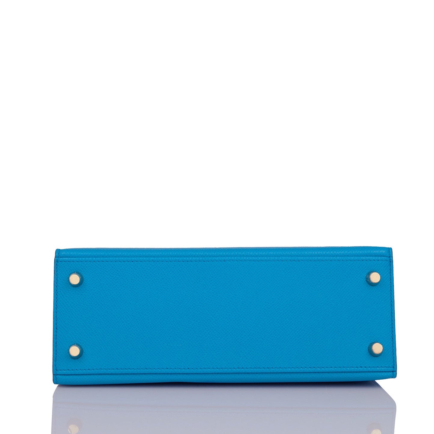 Hermes Kelly 25 Sellier Bleu Frida Epsom Gold Hardware