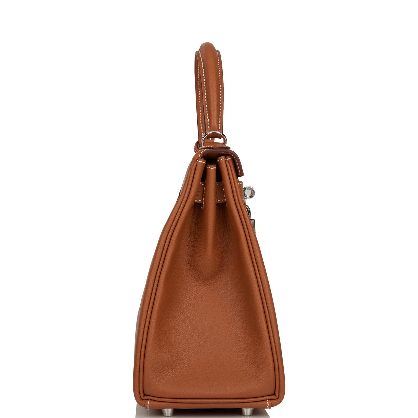 Hermes Kelly 28 Retourne Gold Evercolor Palladium Hardware