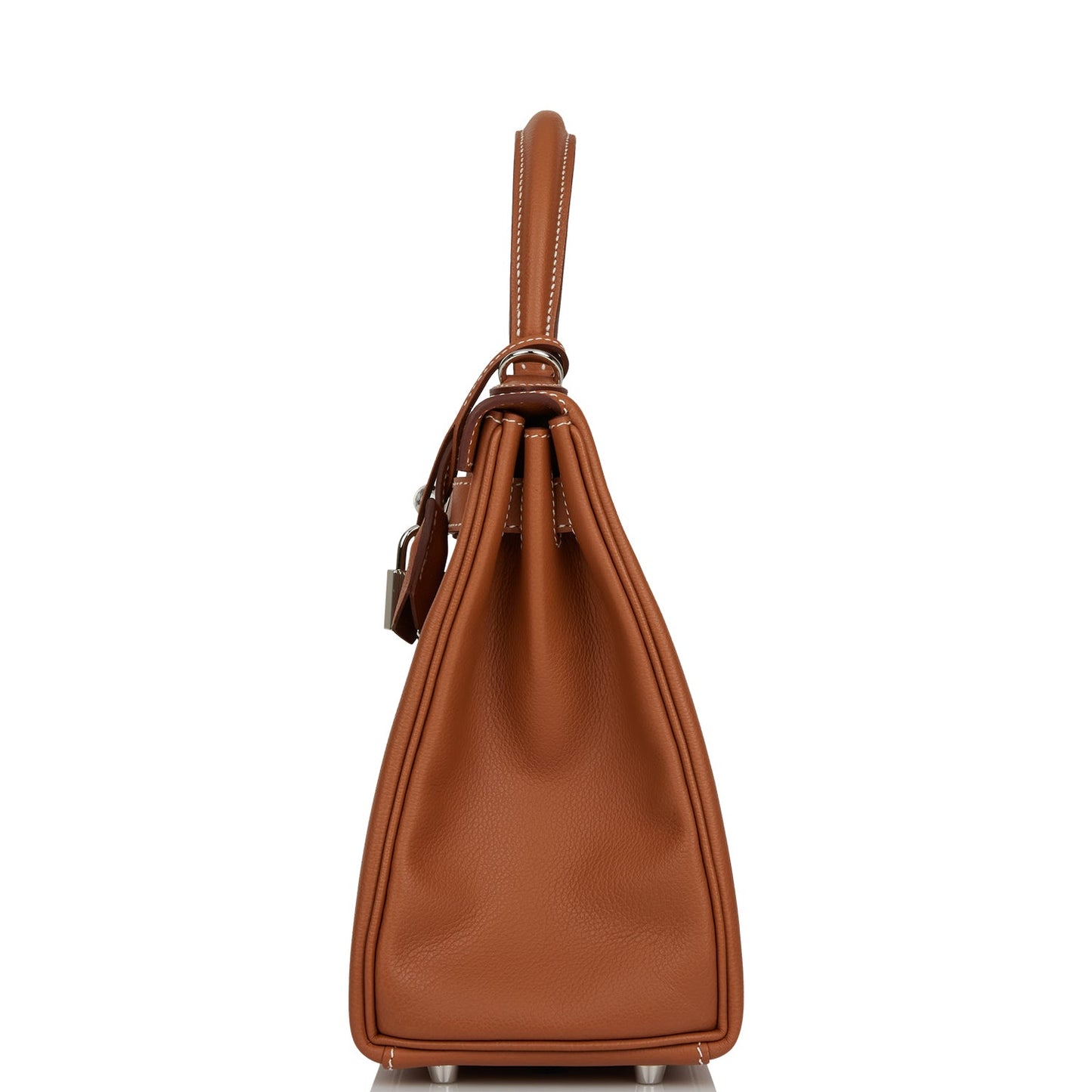 Hermes Kelly 28 Retourne Gold Evercolor Palladium Hardware