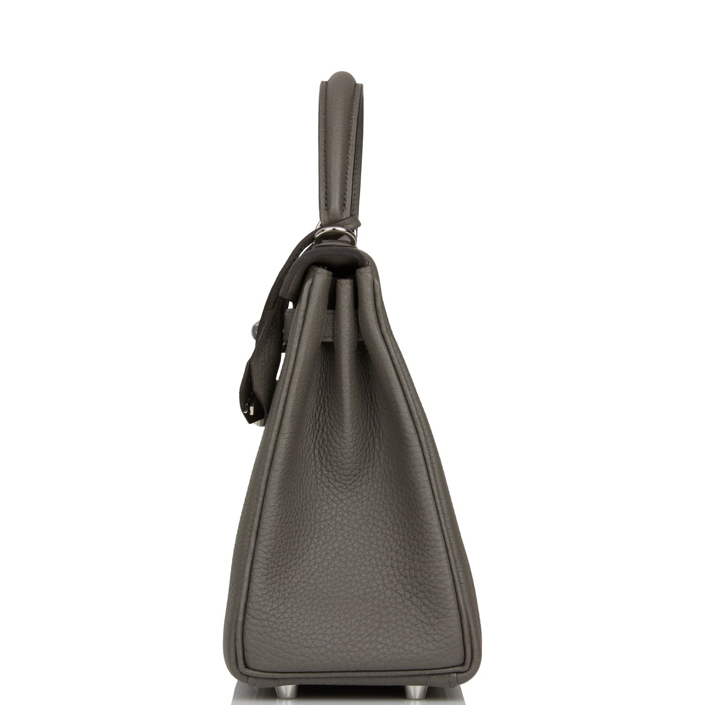Hermes Kelly 25 Retourne Etain Togo Palladium Hardware
