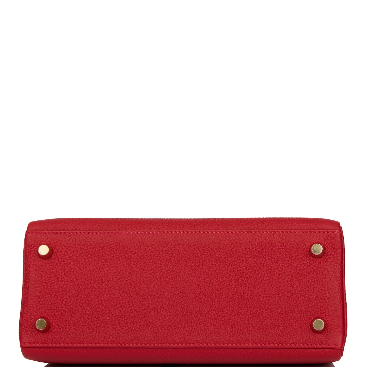 Hermes Kelly 25 Retourne Rouge Casaque Togo Gold Hardware