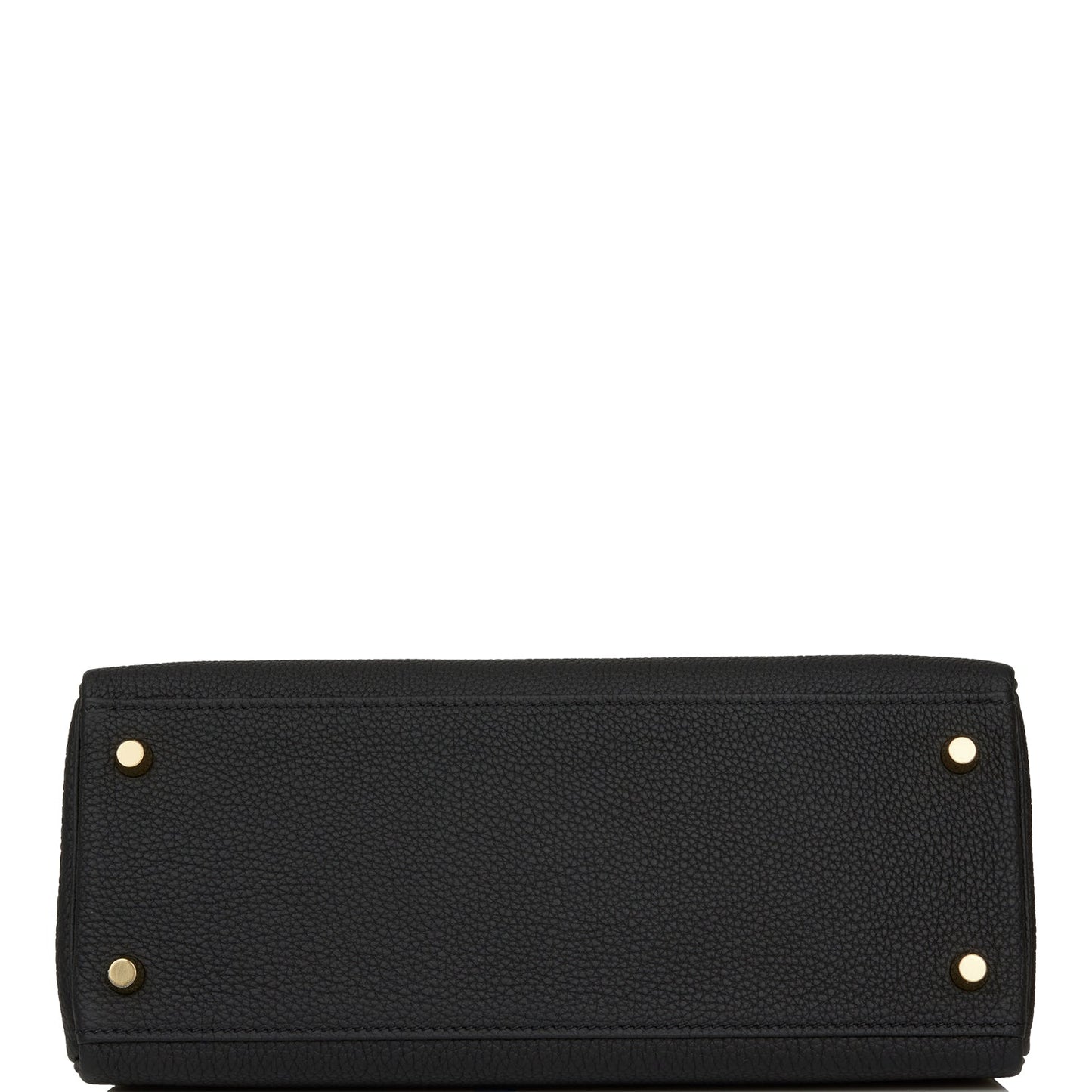Hermes Kelly 28 Retourne Black Togo Gold Hardware