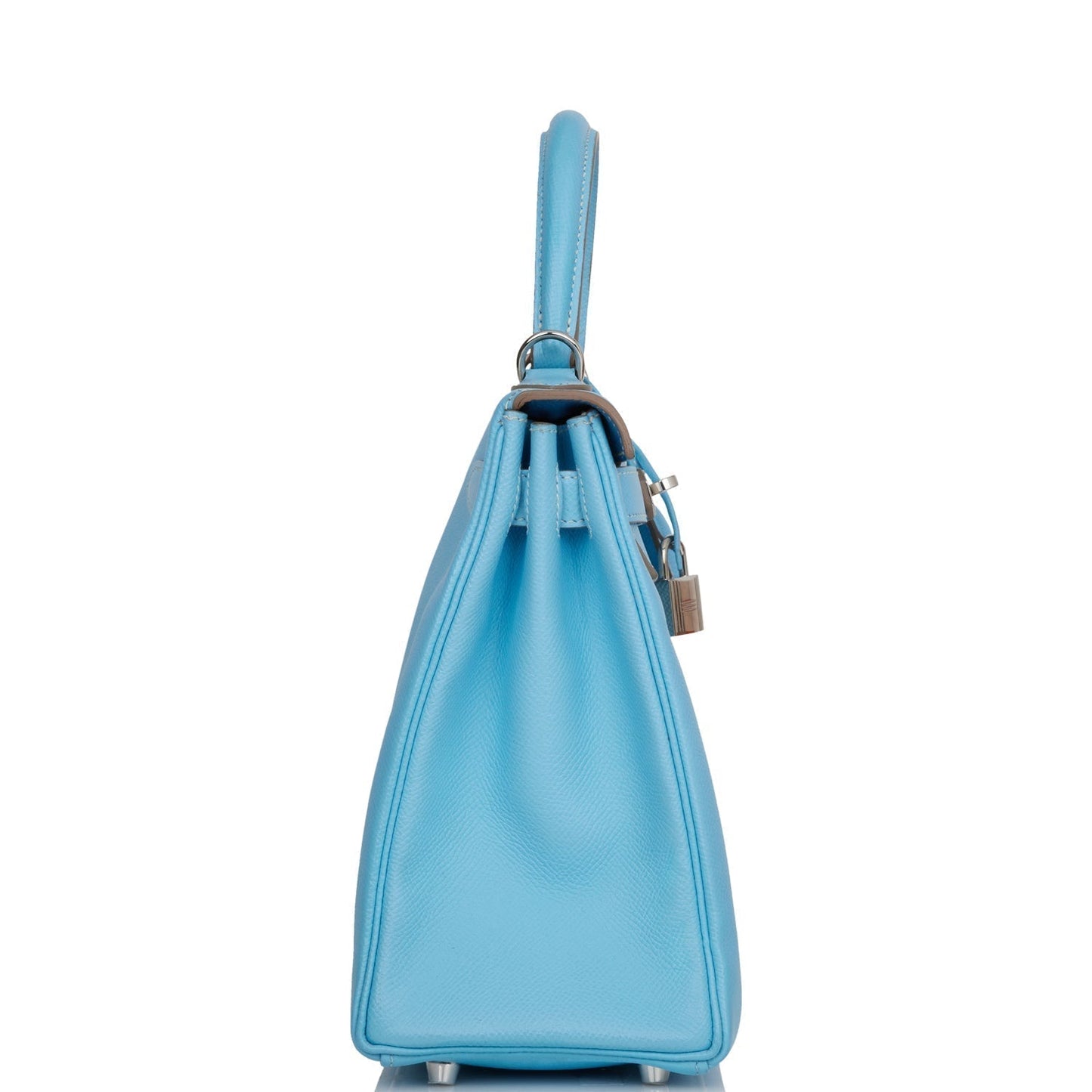 Hermes Kelly 28 Retourne Celeste Candy Epsom Palladium Hardware