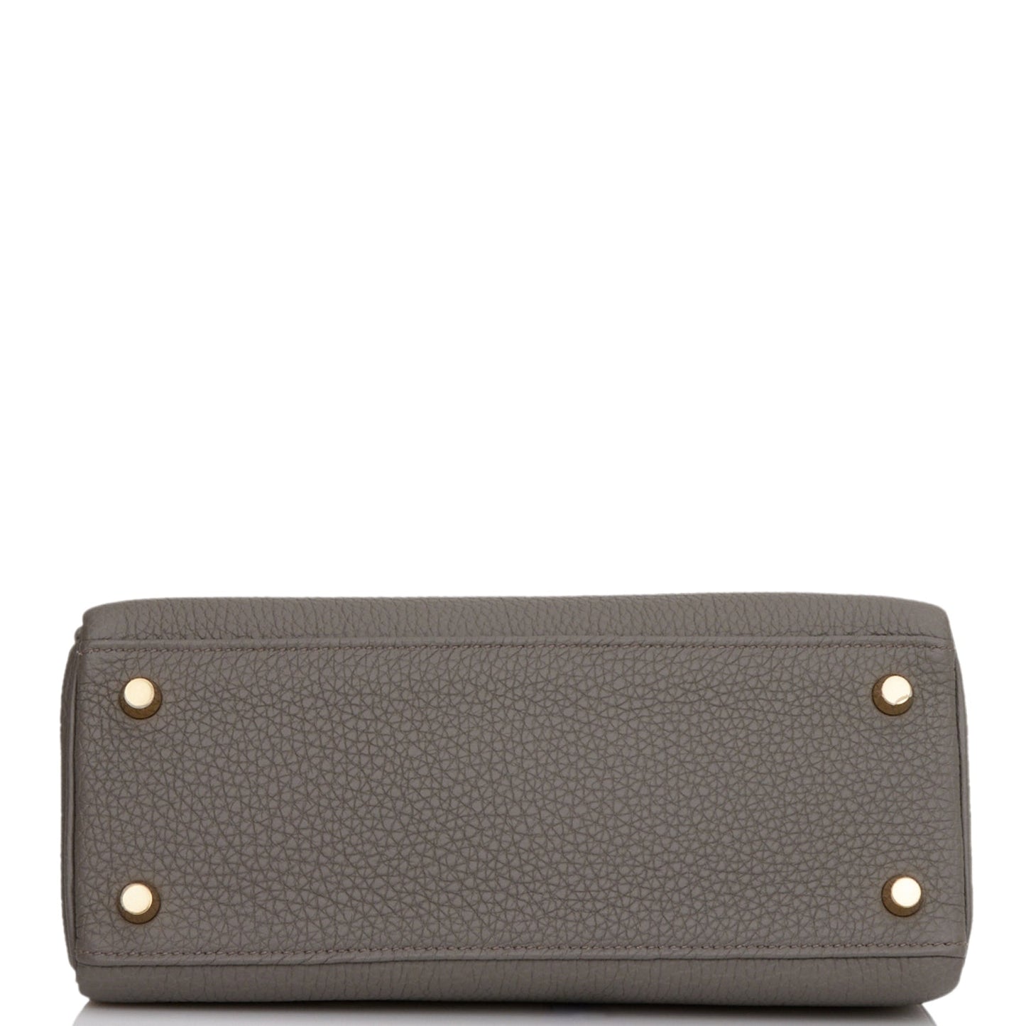 Hermes Kelly 25 Retourne Etain Togo Gold Hardware
