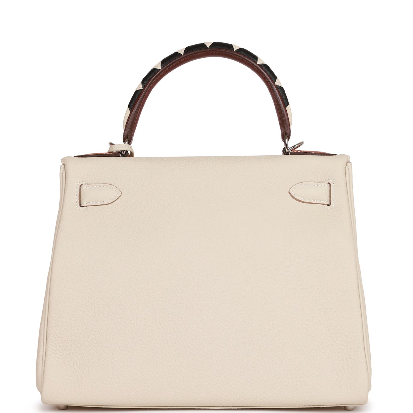 Hermes Kelly 28 Retourne Craie Au Gallop Togo Palladium Hardware