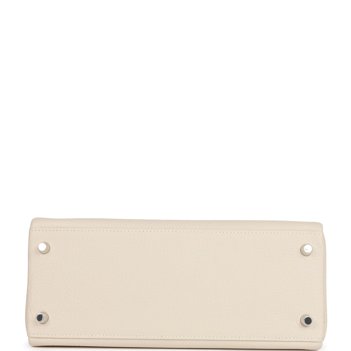 Hermes Kelly 28 Retourne Craie Au Gallop Togo Palladium Hardware