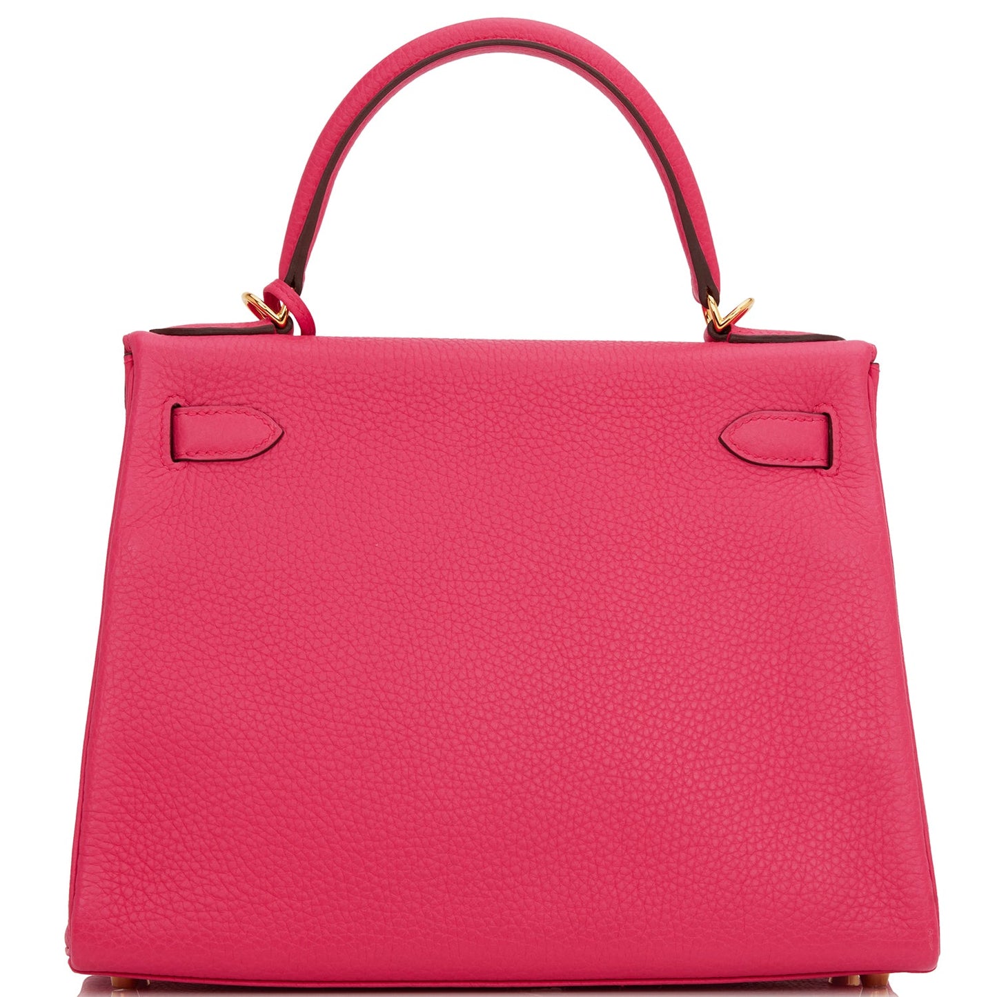 Hermes Kelly 28 Retourne Rose Extreme Clemence Gold Hardware
