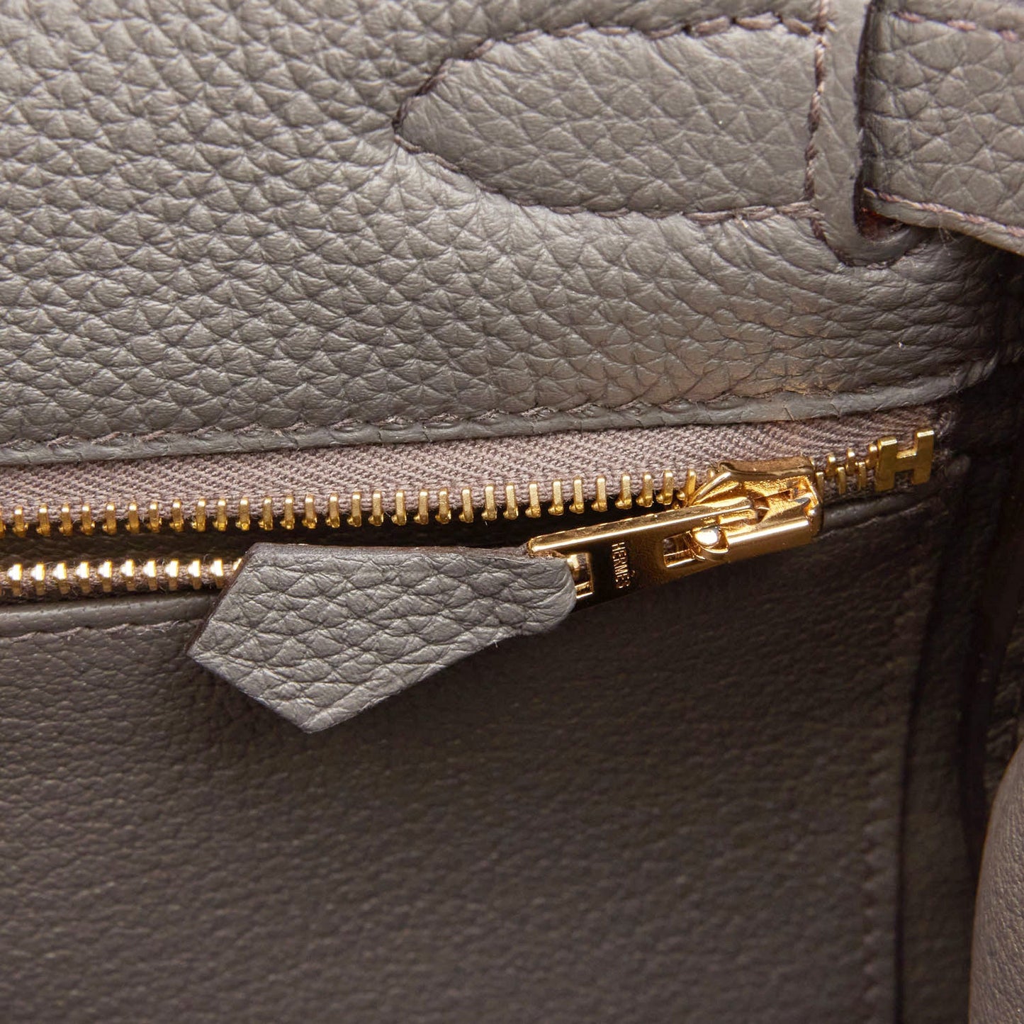 Hermes Kelly 28 Retourne Etain Togo Gold Hardware