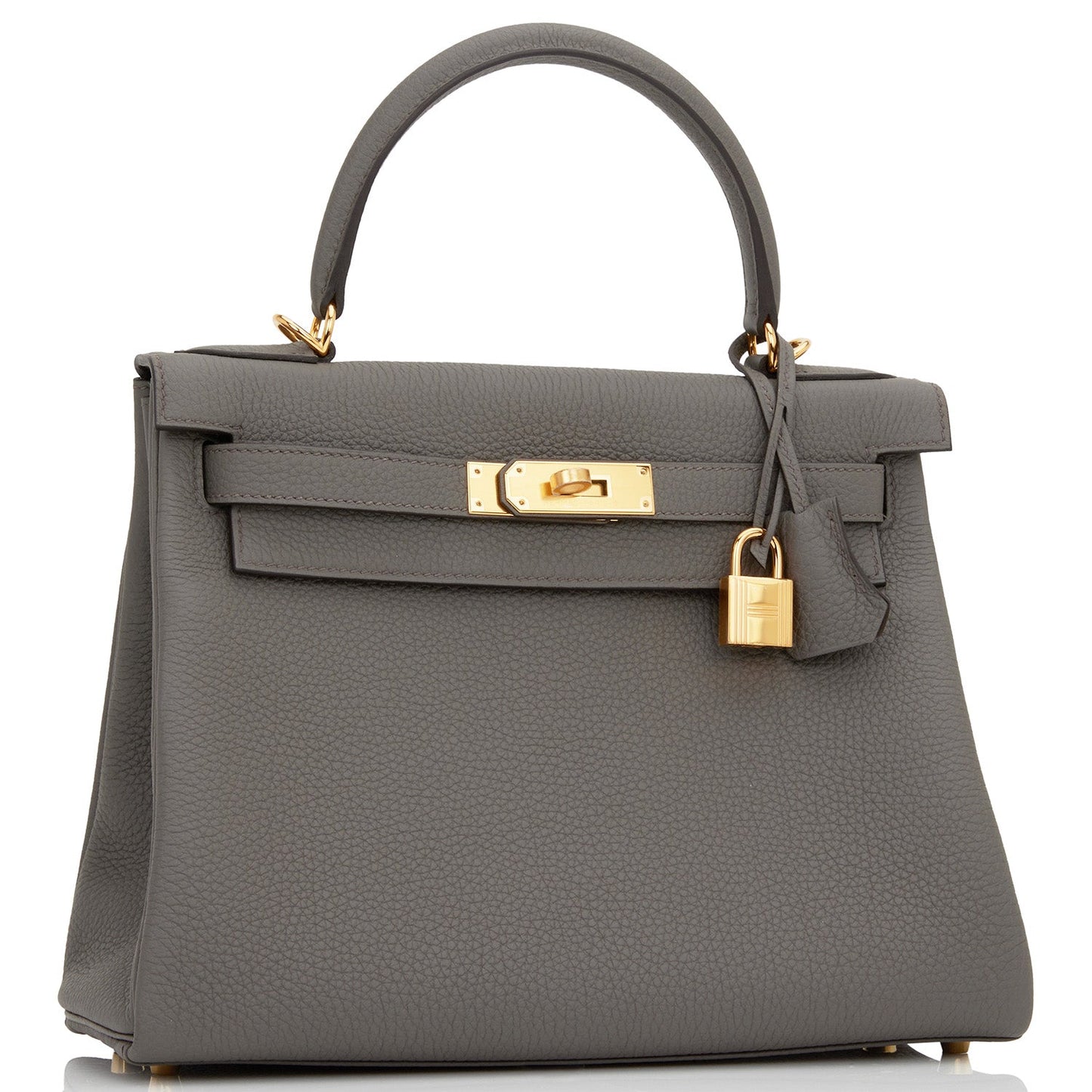Hermes Kelly 28 Retourne Etain Togo Gold Hardware