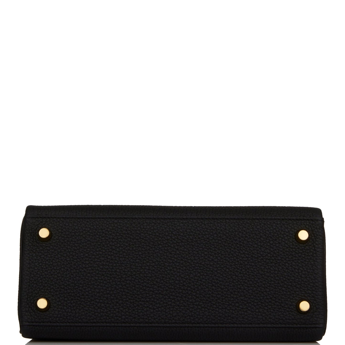 Hermes Kelly 25 Retourne Black Togo and Lizard Touch Gold Hardware