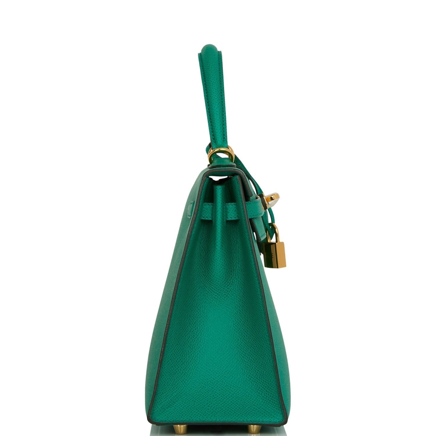 Hermes Kelly 25 Sellier Vert Jade Epsom Gold Hardware