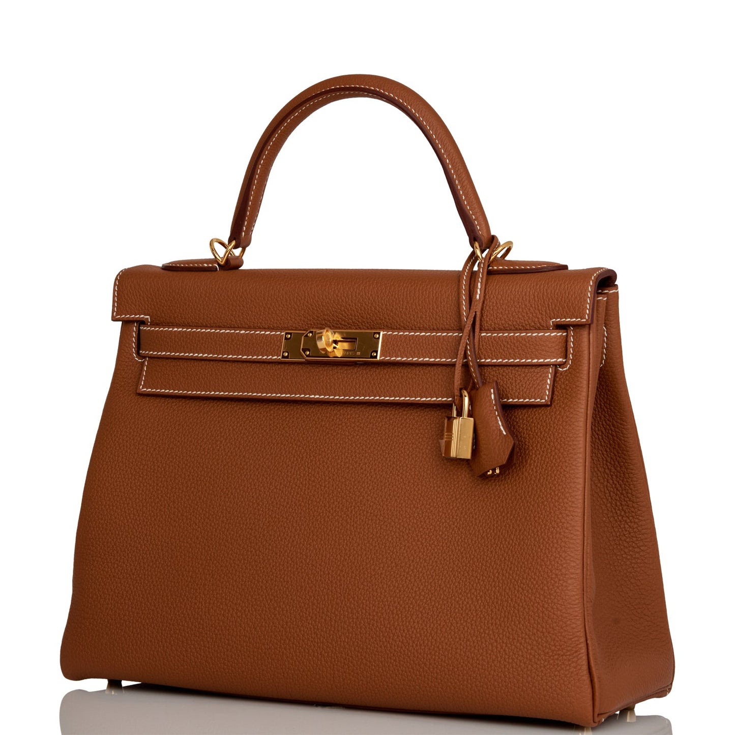 Hermes Kelly 32 Retourne Gold Togo Gold Hardware
