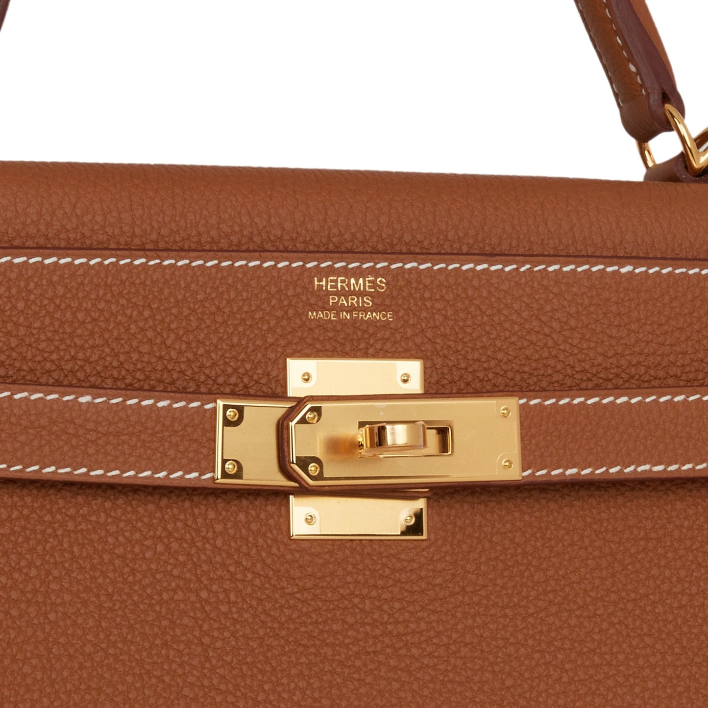 Hermes Kelly 32 Retourne Gold Togo Gold Hardware