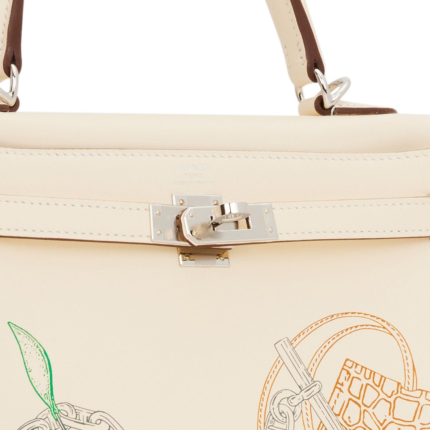 Hermes Kelly 25 Retourne In & Out Nata Swift Palladium Hardware