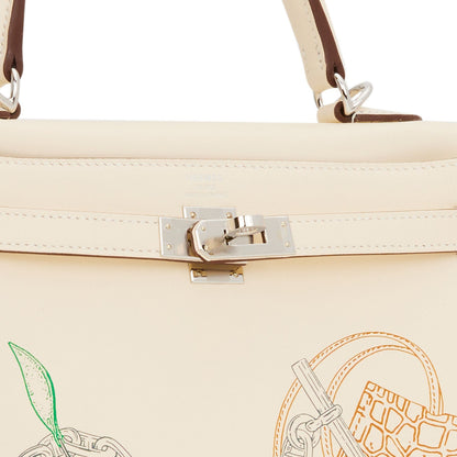 Hermes Kelly 25 Retourne In & Out Nata Swift Palladium Hardware