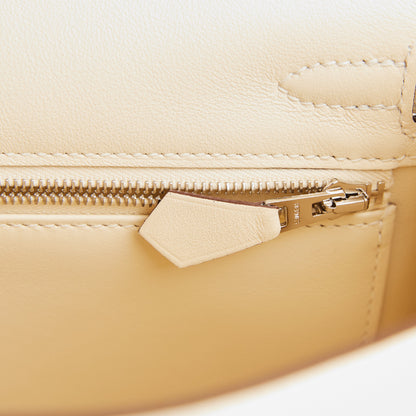 Hermes Kelly 25 Retourne In & Out Nata Swift Palladium Hardware