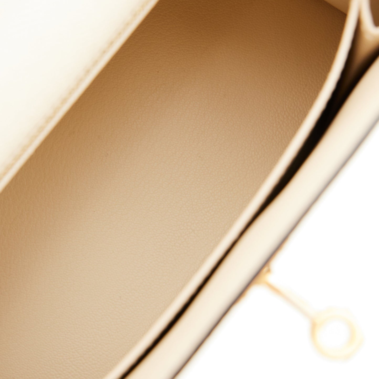 Hermes Kelly 25 Sellier Nata and Black Epsom Gold Hardware