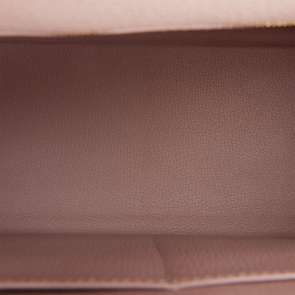 Hermes Kelly 32 Retourne Glycine Clemence Gold Hardware