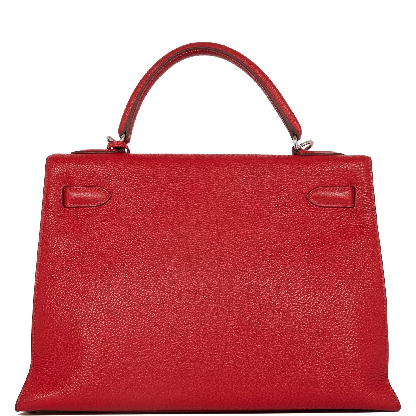 Hermes Kelly 32 Mou Vermillion Togo Palladium Hardware