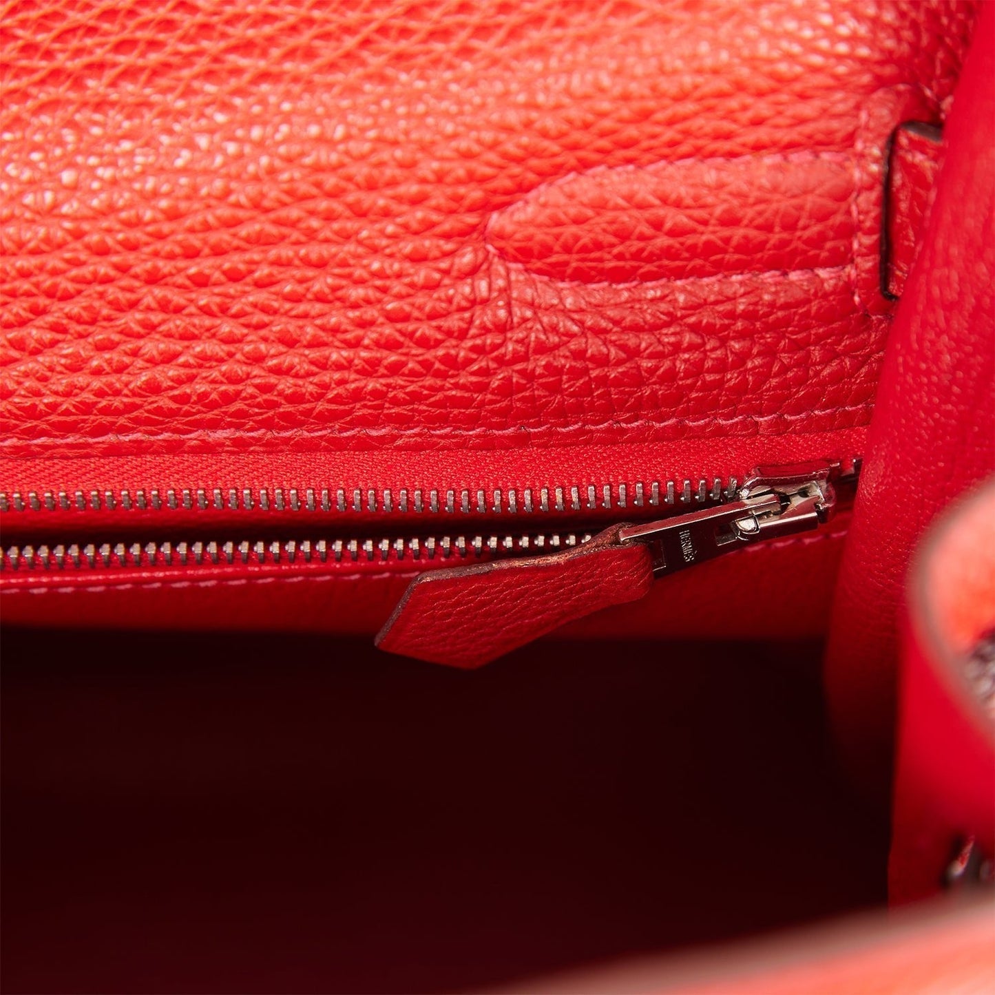 Hermes Kelly 32 Mou Vermillion Togo Palladium Hardware