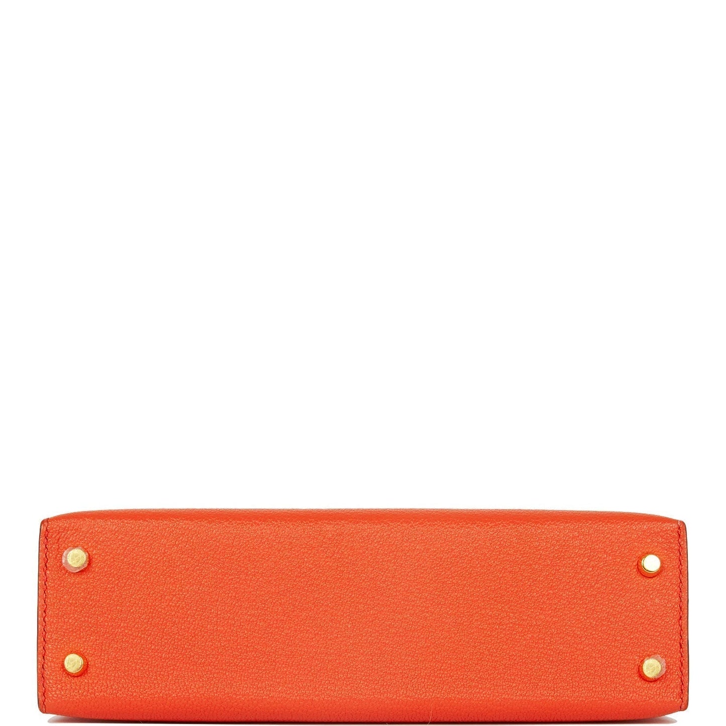 Hermes Kelly 20 Sellier Feu Chevre Gold Hardware