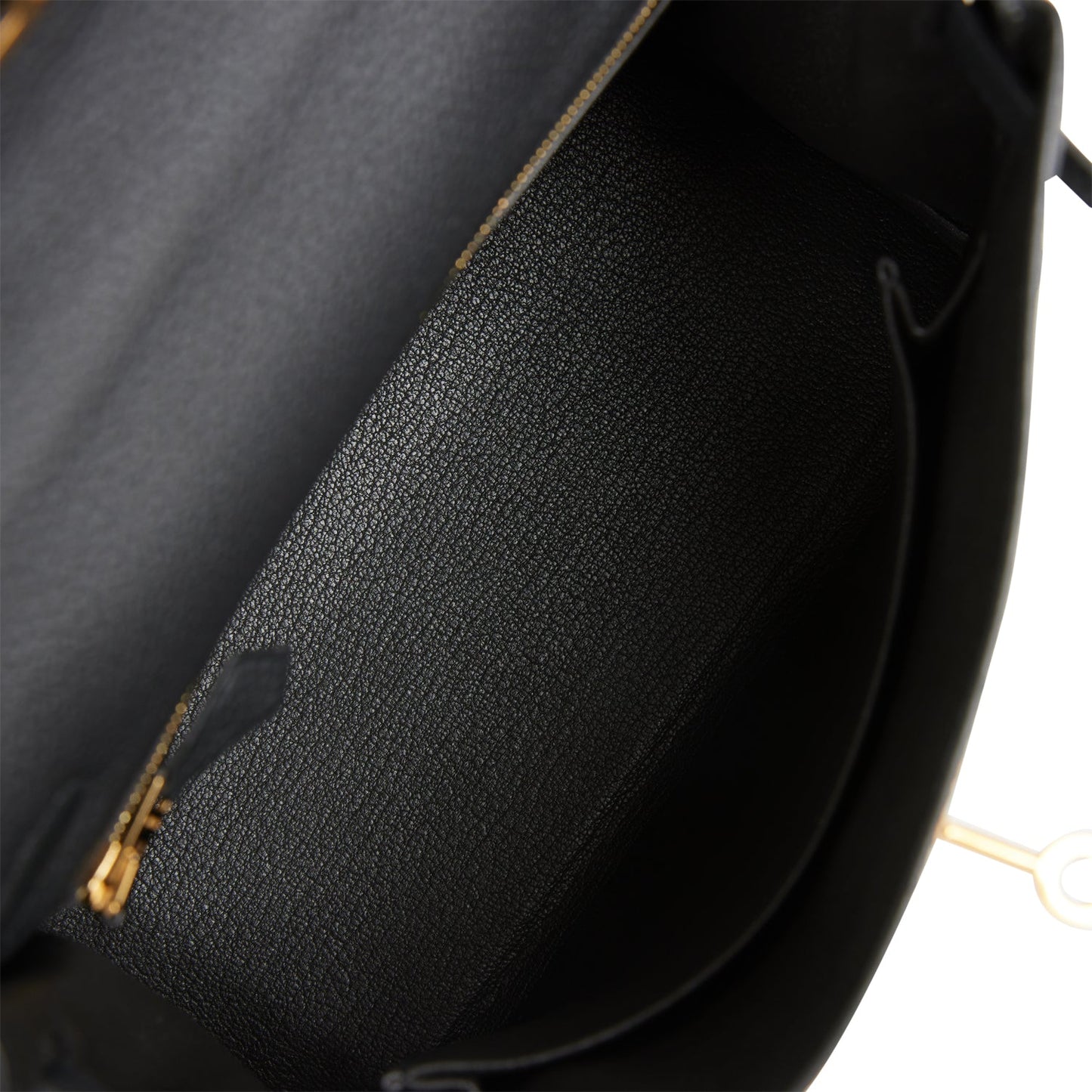 Hermes Kelly 25 Retourne Black Togo Gold Hardware