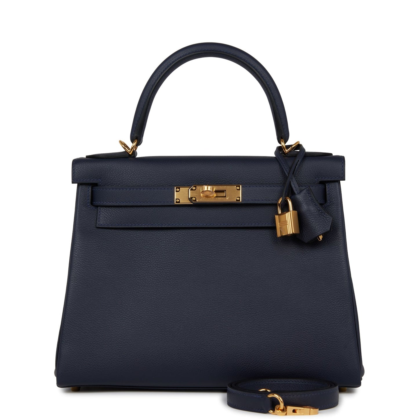 Hermes Kelly 28 Retourne Bleu Nuit Evercolor Gold Hardware