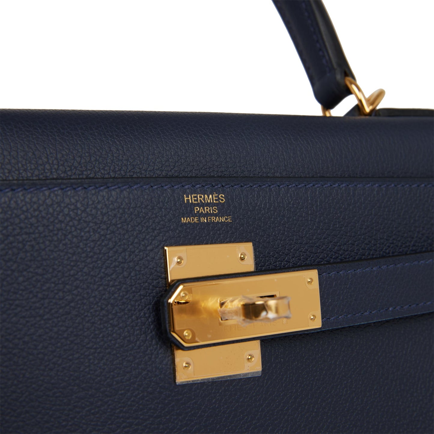 Hermes Kelly 28 Retourne Bleu Nuit Evercolor Gold Hardware
