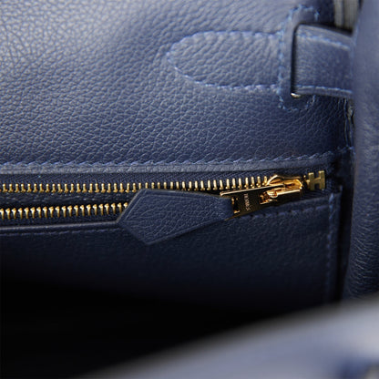 Hermes Kelly 28 Retourne Bleu Nuit Evercolor Gold Hardware