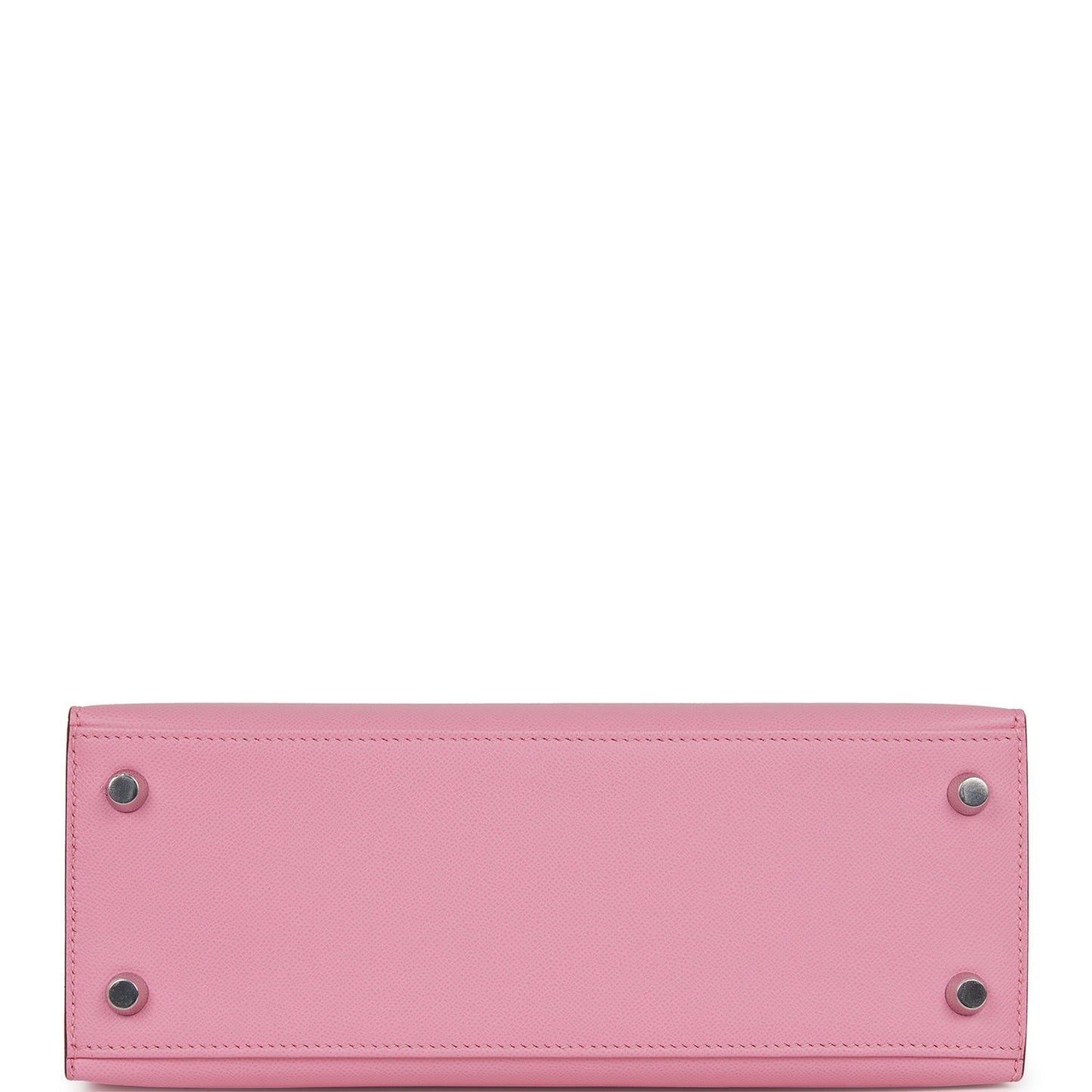 Hermes Kelly 25 Sellier Pink Verso Madame Palladium Hardware
