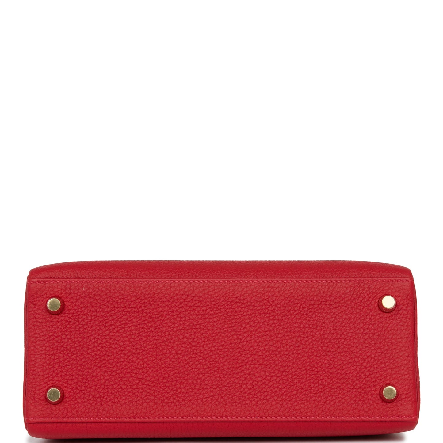 Hermes Kelly 25 Retourne Rouge Casaque Togo Gold Hardware