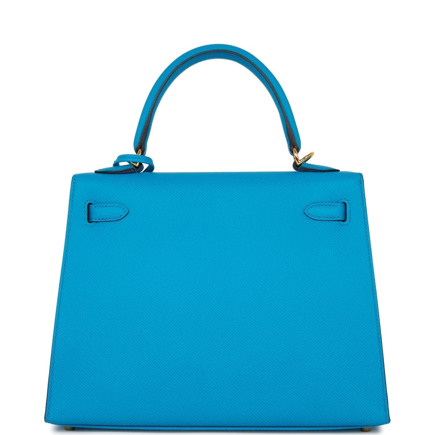 Hermes Kelly 25 Sellier Bleu Frida Epsom Gold Hardware