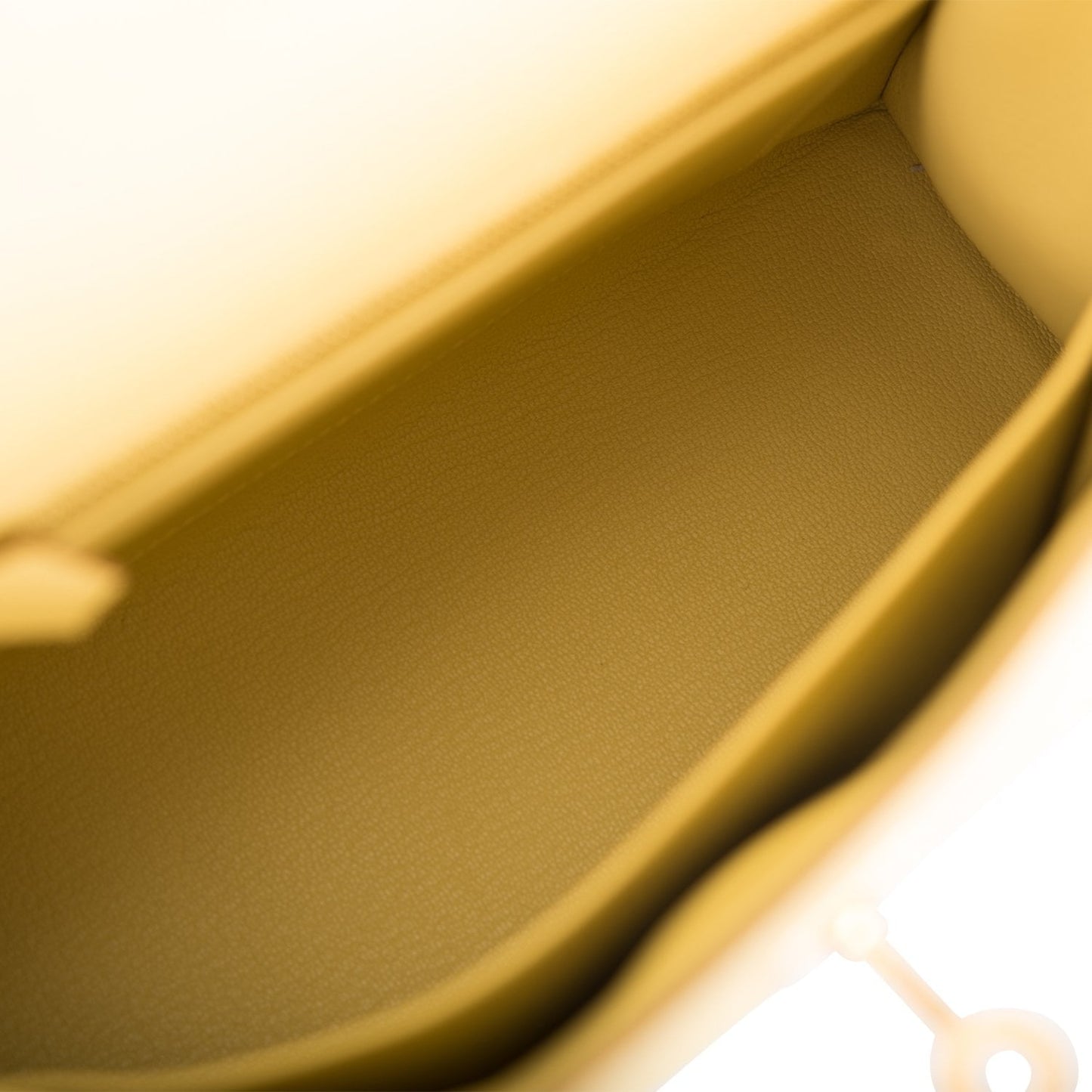 Hermes Kelly 25 Sellier Jaune Poussin Epsom Gold Hardware